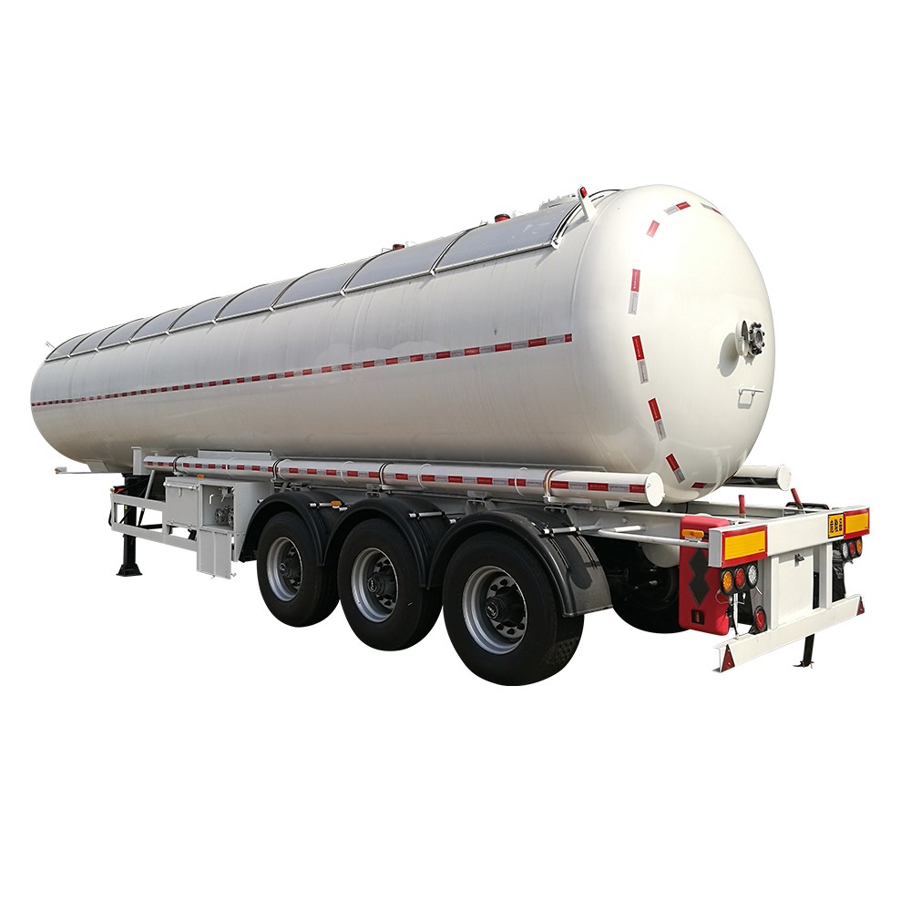 3 المحور 56000 لتر LPG نصف مقطورة مع المظلة
